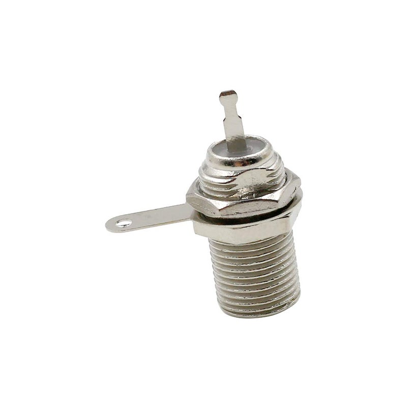 Hxchen F Type Panel Mounted Socket Female Jack Solder Connector Adapter - (5 Pcs) - Image 5